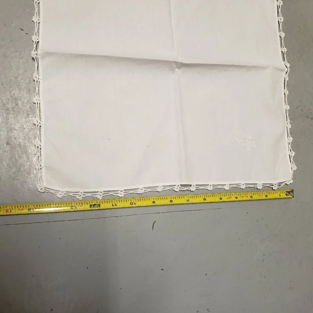 Loop Edge set of 8 cream cloth Napkin 14